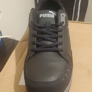 PUMA Women's Crew Steel Toe Charcoal Black Sneakers